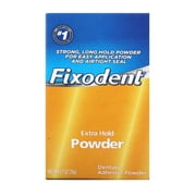 Fixodent Denture Adhesive Extra Hold Powder and Airtight Seal, 2.7 oz