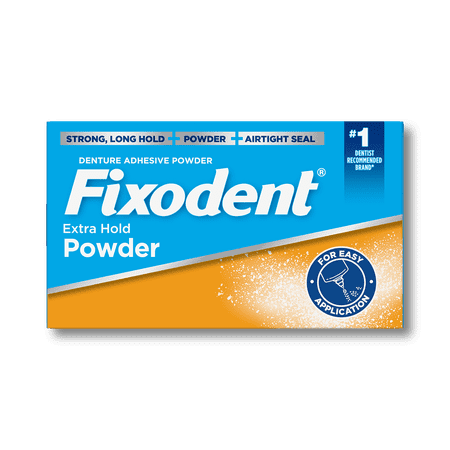 Fixodent Denture POWDER Extra Hold 2.70 oz ( 2 pack )