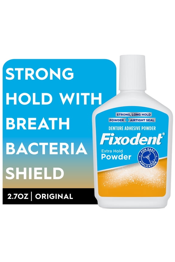 Extra Hold Denture Adhesive Powder, 2.7 oz