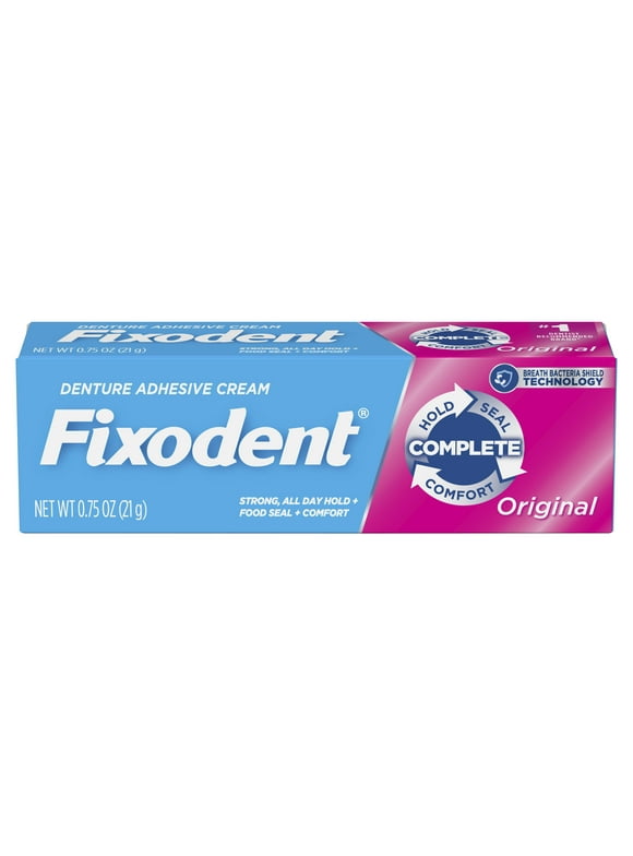 Fixodent Original Secure Denture Adhesive Cream, 0.75 oz