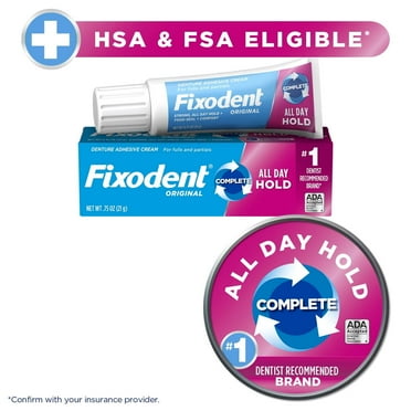 Fixodent Original Secure Denture Adhesive Cream, 0.75 oz