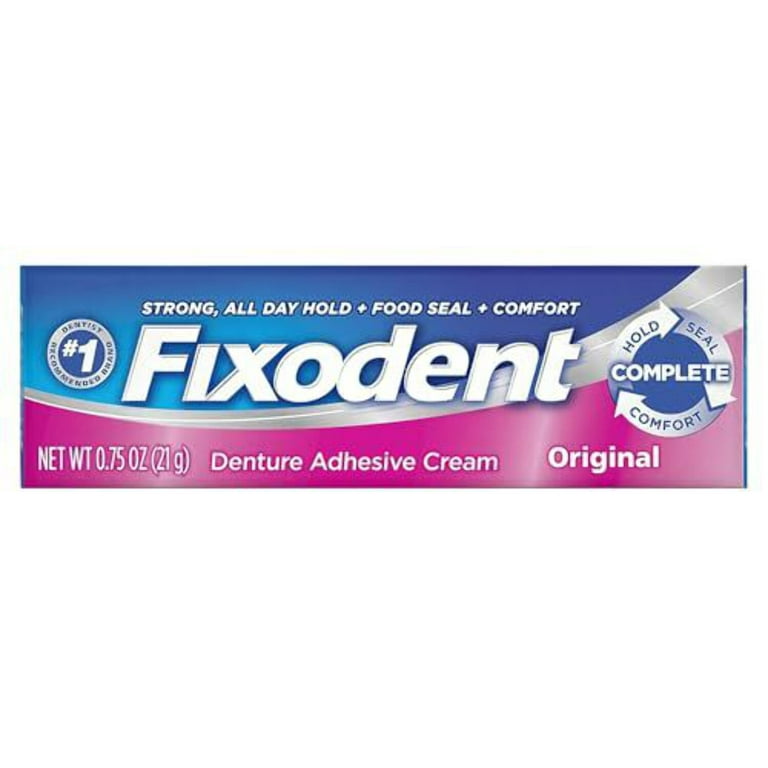Fixodent Original Secure Denture Adhesive Cream, 0.75 oz 
