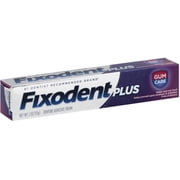 Fixodent Plus Denture Adhesive Cream 2 oz Pack of 2