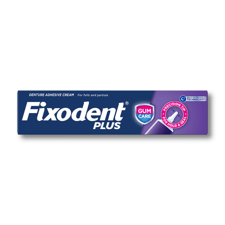 Fixodent Plus Denture Adhesive Cream 2 oz (Pack of 4)