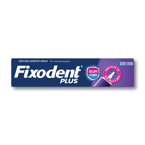 Fixodent Plus Denture Adhesive Cream 2 oz (Pack of 6)