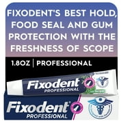 Fixodent Professional Plus Scope Denture Adhesive Cream, 1.8 oz