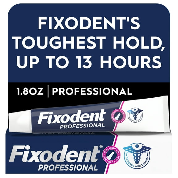 Fixodent Professional Ultimate Denture Adhesive Cream, 1.8 oz