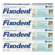 Fixodent Pure Strength Secure Denture Adhesive 2.4oz Pack of 4