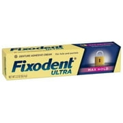 Fixodent Ultra Max Hold Dental Adhesive, 2.2 oz Pack of 4