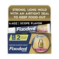 thumbnail image 1 of Fixodent Ultra Max Hold Secure Denture Adhesive Cream, Denture Glue, 2.2 oz, Dual Pack, 1 of 11