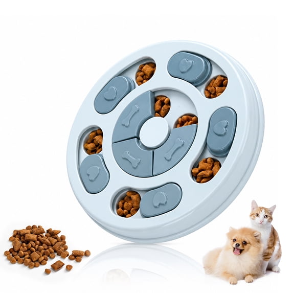 Fixparts Dog Bowl Puzzle Feeder Dog for Slow Feeding,Interactive Food ...