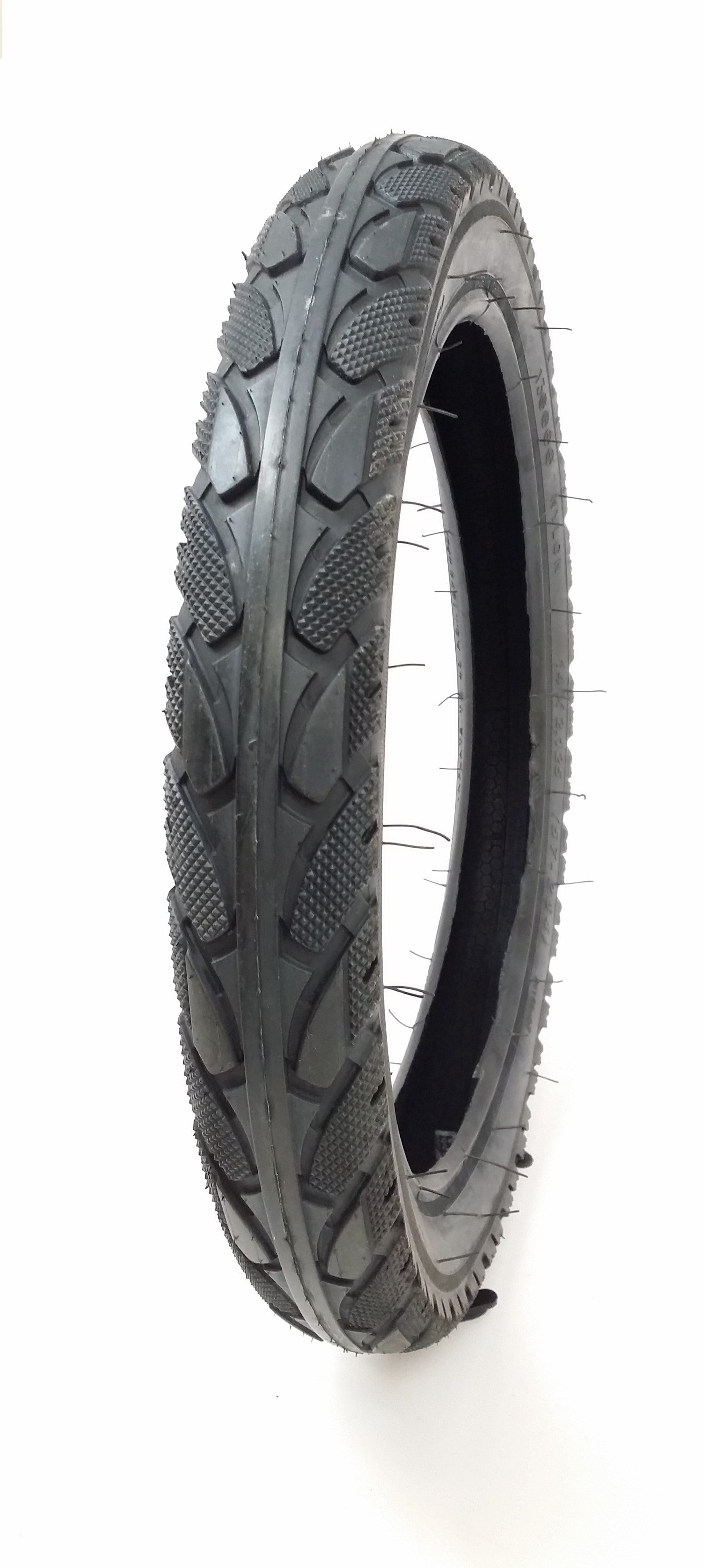 Black 14 x 2.125 Inch BMX Bike Bicycle Tire for Kids Mountain Bike, 35 ...