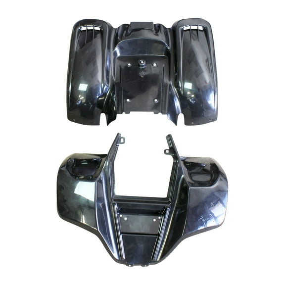 Fixrightpro Kazuma Meerkat Fender Set, Plastic, ATV Parts, Black