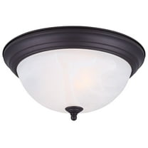 IFM41313-Canarm Inc-2 Light Flush Mount-6.25 Inches Tall and 13 Inches Wide-Oil Rubbed Bronze Finish