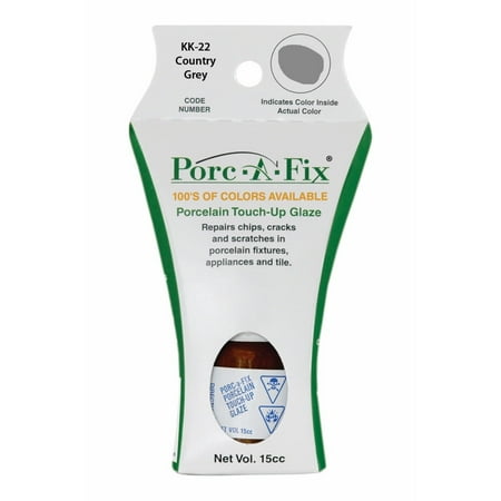 Fixture Fix KK-22 Porc-A-Fix Country Grey Porcelain Touch-Up Glaze, 15cc