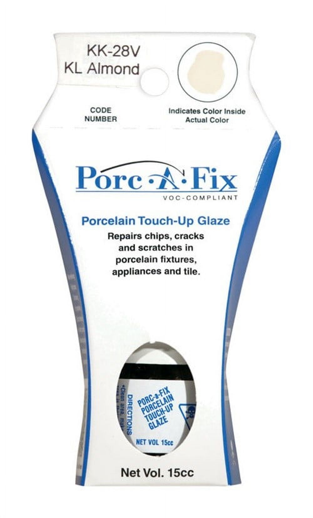 FixtureFix PorcAFix Kohler Almond Porcelain Touchup Paint, 15cc KK