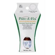 Fixture-Fix Porc-A-Fix Kohler White Porcelain Touch-up Paint, 15cc KK-1   Interior & Exterior Use, Professional Finish