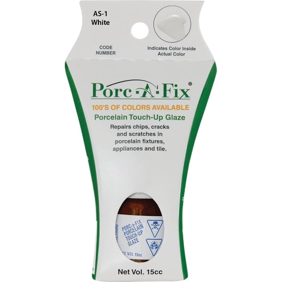 Fixture-Fix Porc-A-Fix Porcelain Touch-up Paint Glaze - Single Pack