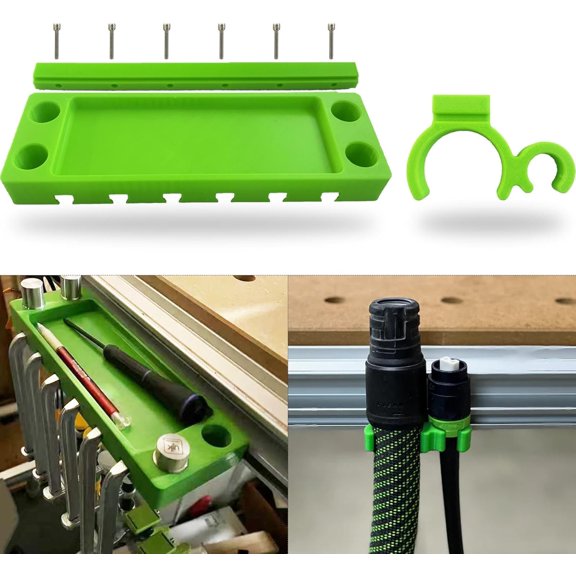 Fixture brackets, workbench dog brackets, hose brackets - multifunctional storage - compatible with -/3 table