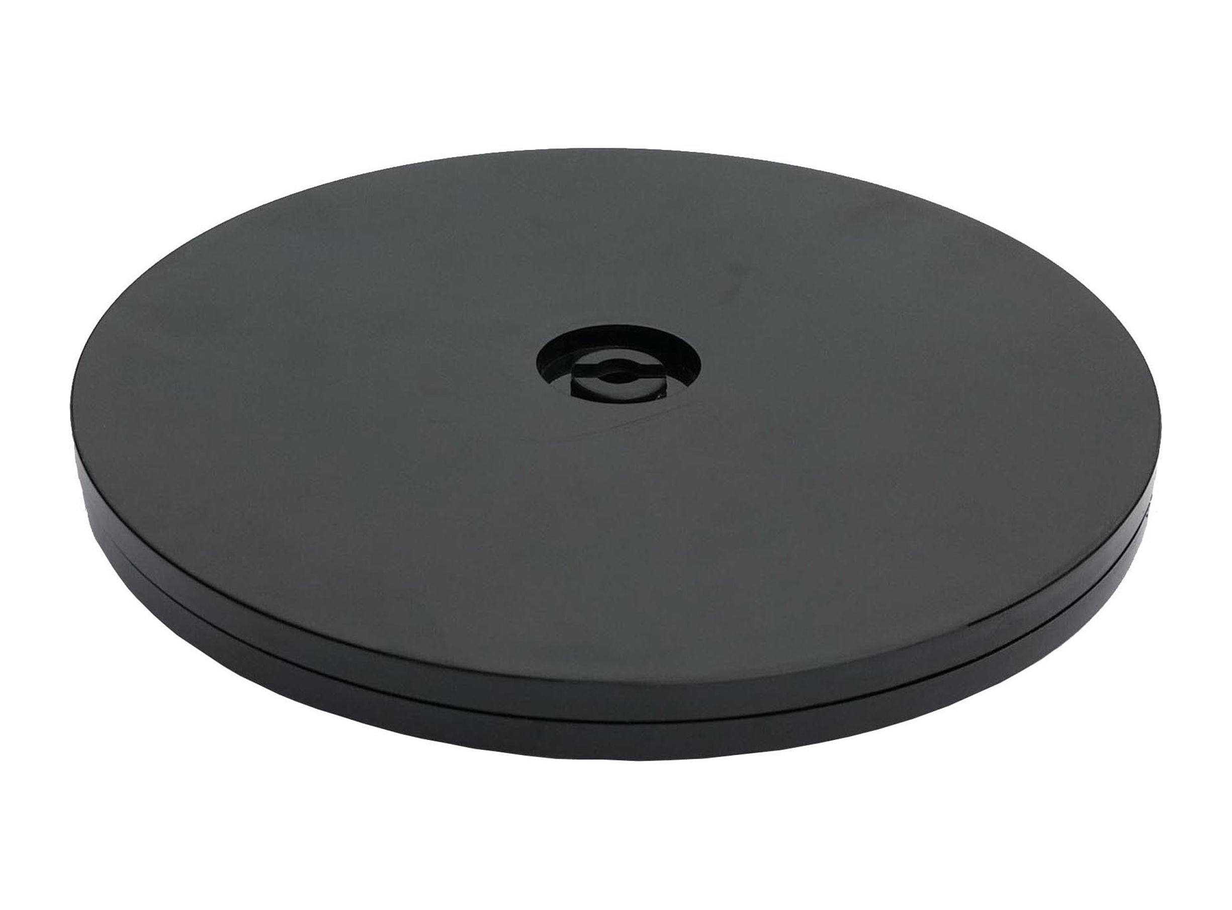 Powered rotating base display 45 cm black lazy susan