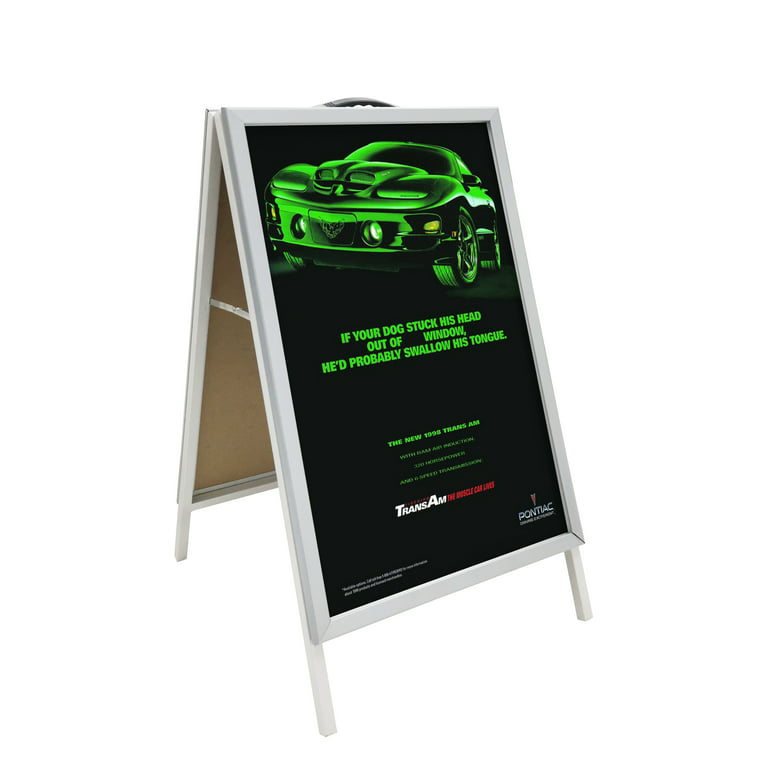 Banner Stands: OUTDOOR Double Sided Snap Frame Banner Stand