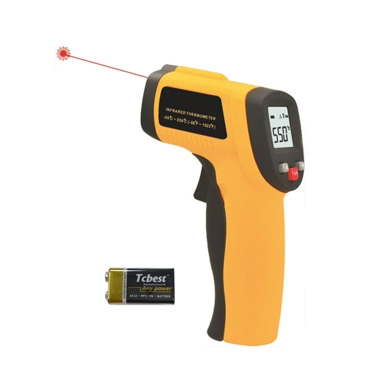 MENARDS NEW LCD Screen Infrared Digital Forehead Thermometer Temperature Gun