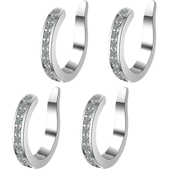 Fixura Ear Corrector Clips, Zafiller Ear Clip, Adjustable Pierceless Thin & for Women