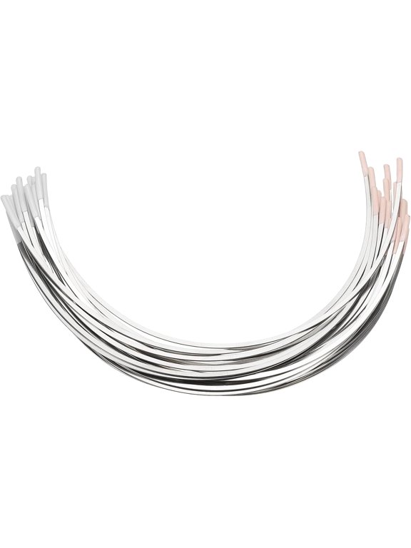 12 Pairs Stainless Steel Underwires for Bra, 10.2 Inch Underwires for Bras Replacement Bra Wires Repair Parts Sewing Supplies Regular Wire Size for D Cup Support, Silver