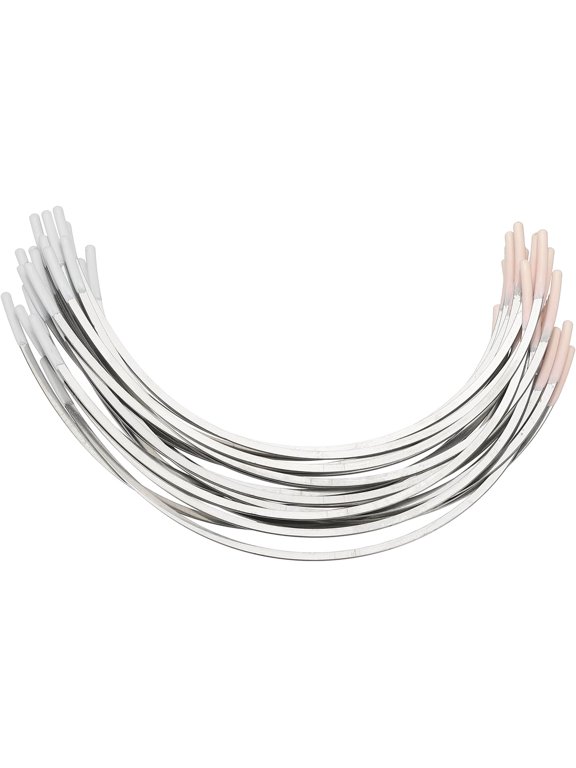 12 Pairs Stainless Steel Underwires for Bra, 7.3 Inch Underwires for Bras Replacement Bra Wires Repair Parts Sewing Supplies Regular Wire Size for A Cup Support, Silver