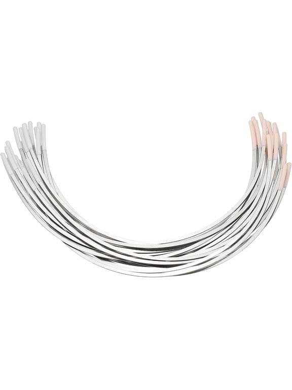 12 Pairs Stainless Steel Underwires for Bra, 9.6 Inch Underwires for Bras Replacement Bra Wires Repair Parts Sewing Supplies Regular Wire Size for C Cup Support, Silver