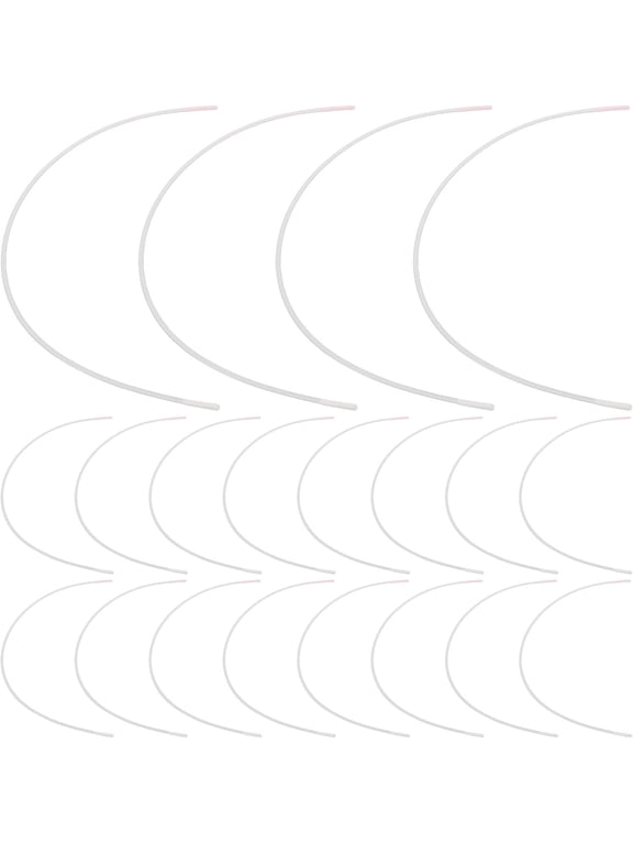 40 Pairs Metal Bra Underwire Replacement Wires for Bra Repair and Sewing, Smooth-Coated Metal Wire with Optimal Support and Reduced Skin Friction for DIY Enthusiasts