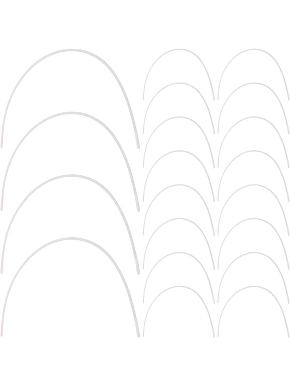40 Pairs Metal Underwire for Bra Sewing with Precision Shaping Technology, Versatile Application Wire Frame Replacement for Crafting New Bras by DIY Enthusiasts