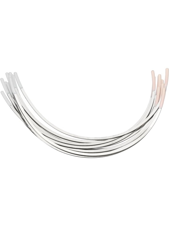 5 Pairs Stainless Steel Underwires for Bra, 7.3 Inch Underwires for Bras Replacement Bra Wires Repair Parts Sewing Supplies Regular Wire Size for A Cup Support, Silver
