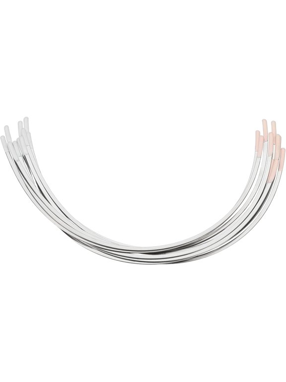 5 Pairs Stainless Steel Underwires for Bra, 8.7 Inch Underwires for Bras Replacement Bra Wires Repair Parts Sewing Supplies Regular Wire Size for B Cup Support, Silver