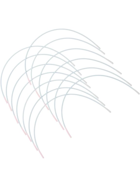 50Pairs Underwire for Repair Rings for Underwear Practical Support Wire Compatible with Various Styles Durable and Resistant Design