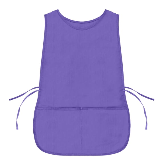 Fiykzur Cobbler Apron 2 Pockets Smock Regular Double Sided Aprons 28.5" x 18.5" in Purple