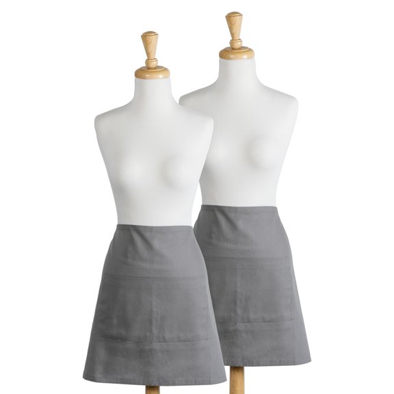 Fiykzur Everyday Basic Kitchen Collection Professional Chef Apron with Pockets & Adjustable Bib Strap for Cooking & Grilling