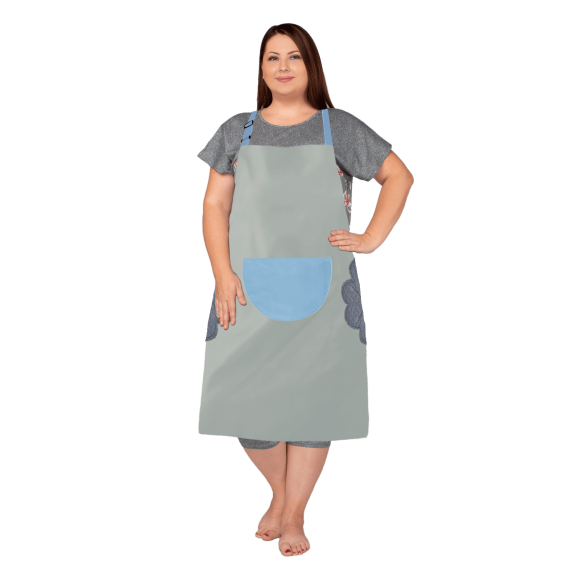 Fiykzur Plus Size Waterproof Apron With Pockets For Kitchen Use. Attached With Towel For Handwipe