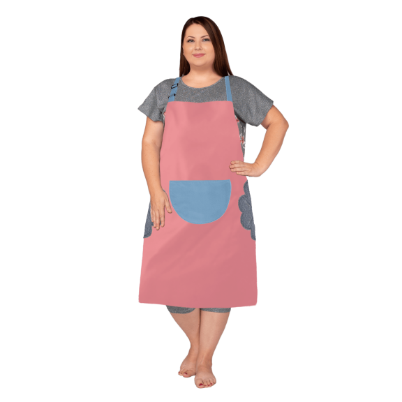 Fiykzur Plus Size Waterproof Apron With Pockets For Kitchen Use. Attached With Towel For Handwipe