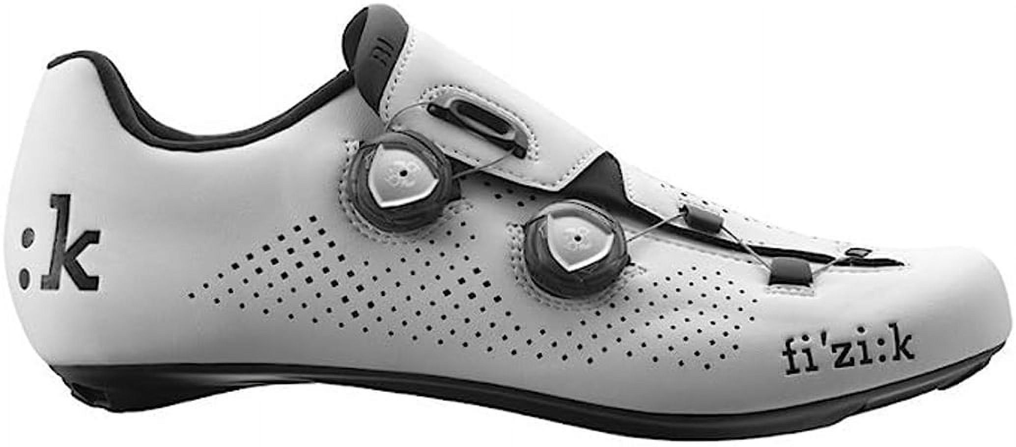 Fizik R1 UOMO BOA Road Cycling Shoes (White/Black, 6 - 6.5 