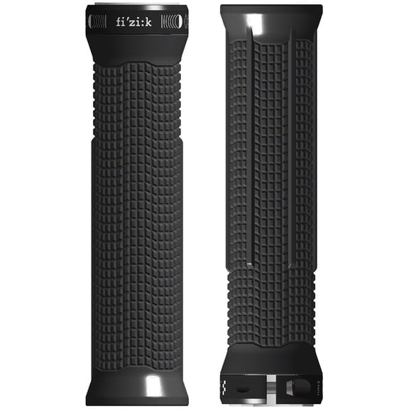Fizik Race Feel Grips - Black, Lock-On