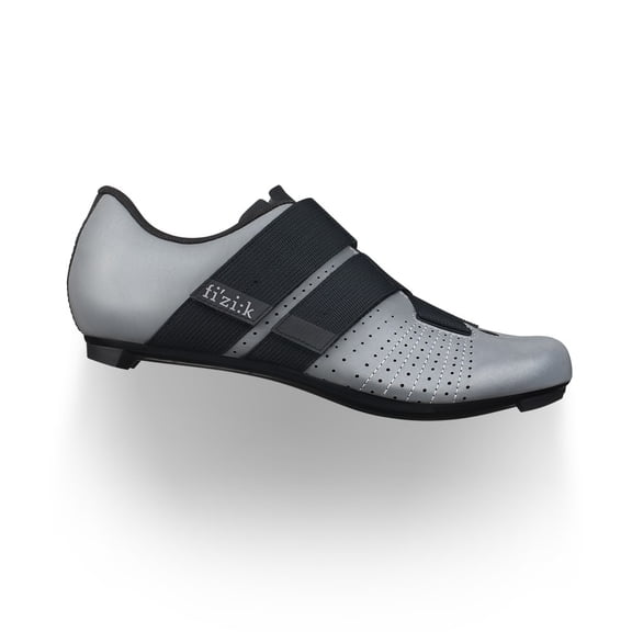 Fizik Tempo Powerstrap R5 Reflective Grey Black EU 39.5 Road Shoes