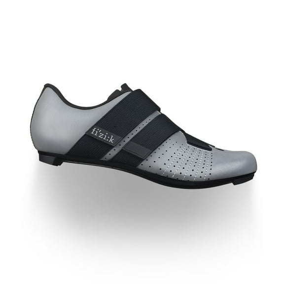 Fizik Tempo Powerstrap R5 Reflective Grey Black EU 44 Road Shoes