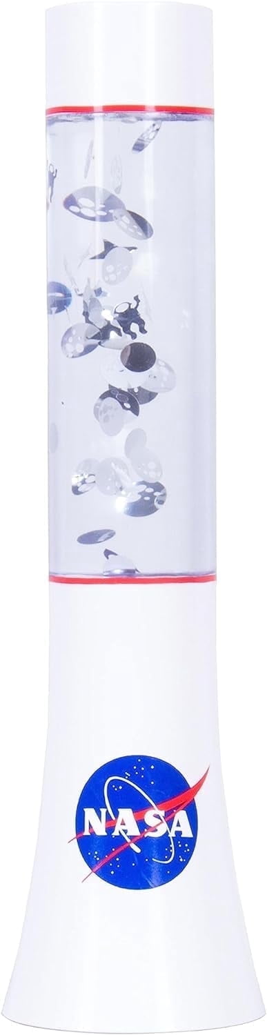 Fizz Creations 13.2-inch Tall LED Mood Night Light, White Flow Lamp