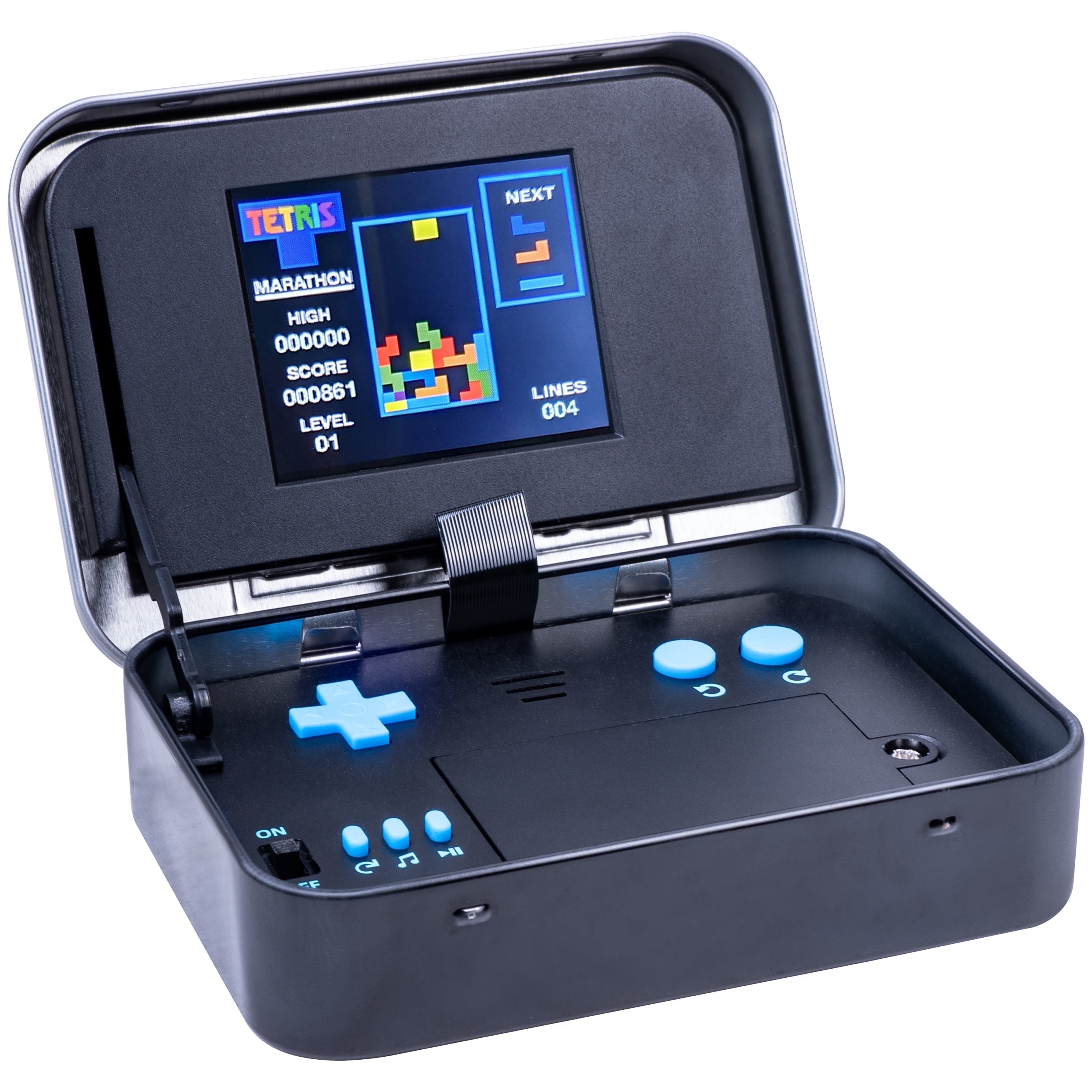 Fizz Creations Tetris Arcade in a Tin Handheld Retro Gaming