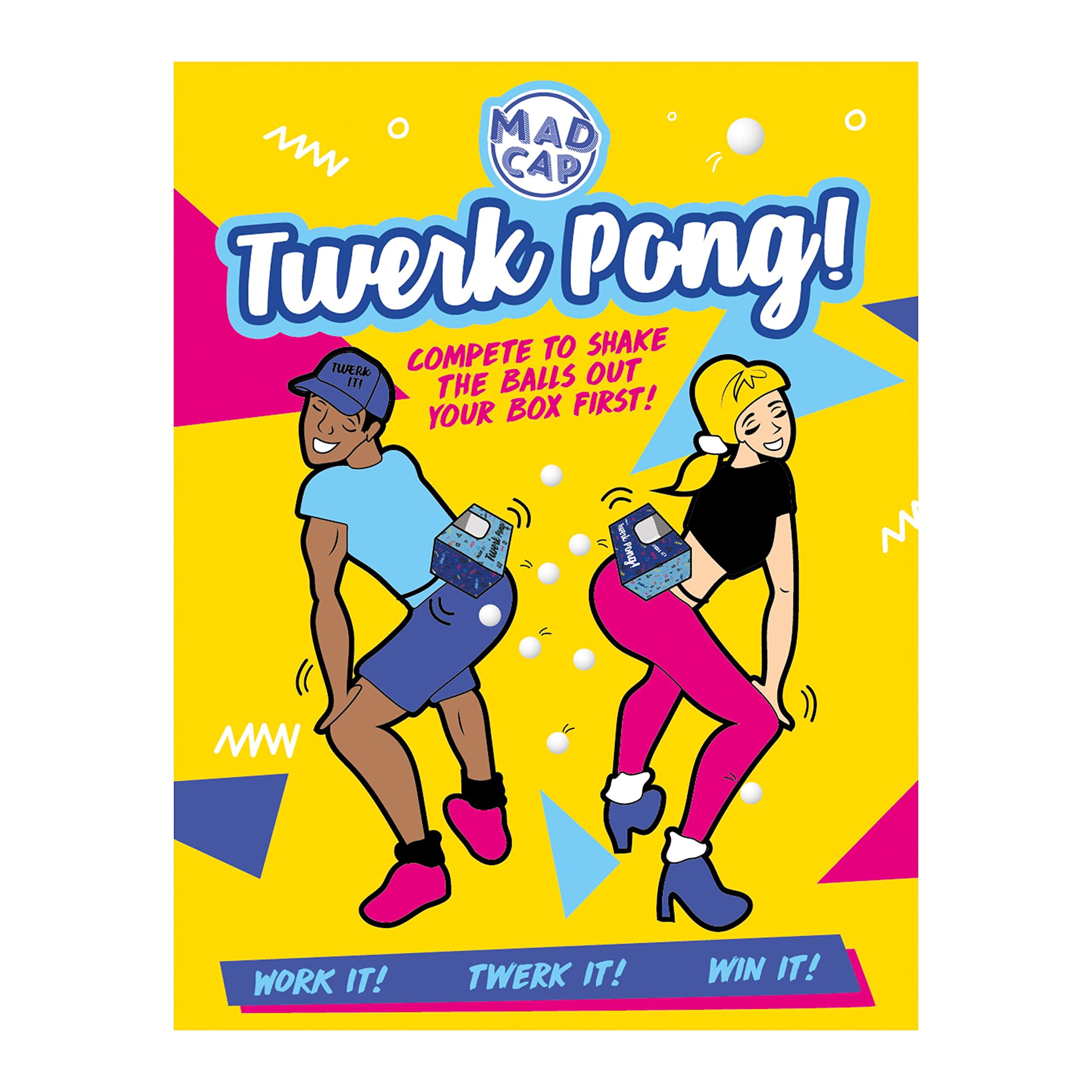 Fizz Creations Twerk Pong Novelty Game. The Original Twerk Family Party
