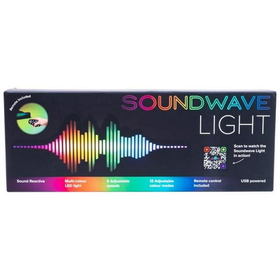 Fizz 9107540 Soundwave Light, Multi Color