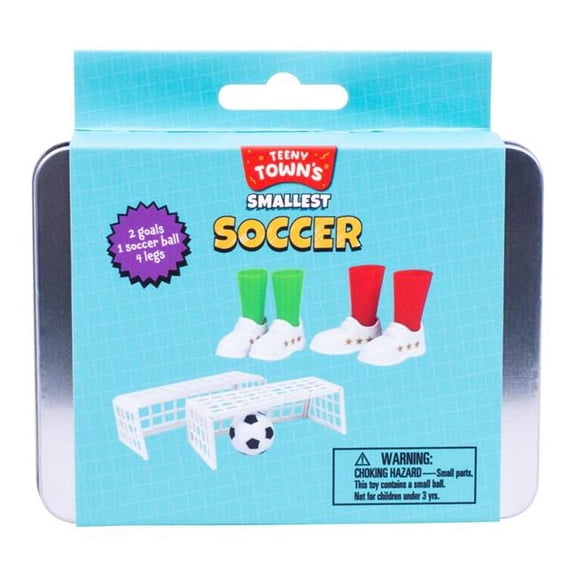 Fizz 9105541 Teeny Town Soccer Game, Multi Color - Pack of 6