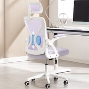 Nexthro Office Chair,Ergonomic Desk Chair with Adjustable Lumbar Support,400 Lbs Mesh Computer Chair High Back with Headrest for Home Office Lavender