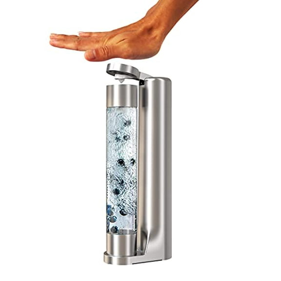 Fizzpod Sparkling Water Maker Soda Maker Infused Fruits Soda Maker Machine for Carbonating with 1L Carbonating Bottle, Seltzer Fizzy Water Maker, Includes 3 x 1l Carbonating Bottle Compatible with 60L